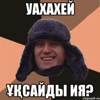 УАХАХЕЙ ҰҚСАЙДЫ ИЯ?