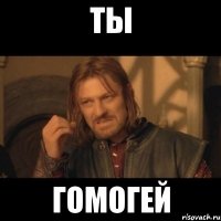 Ты гомогей