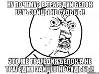 Ну почему? В Трагедии Белок есть Зайцы Не судьбы! Это же Трагедия Белок а не Трагедия Зайцев Не Судьбы!