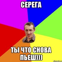 Серега Ты что снова пьеш)))