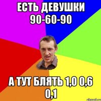 есть девушки 90-60-90 а тут блять 1,0 0,6 0,1