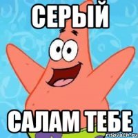 серый салам тебе