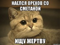 наелся орехов со сметаной ищу жертву