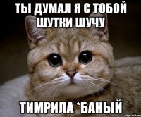 ты думал я с тобой шутки шучу тимрила *баный