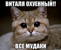 Виталя охуенный!! все мудаки