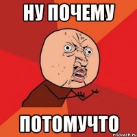 НУ ПОЧЕМУ ПОТОМУЧТО