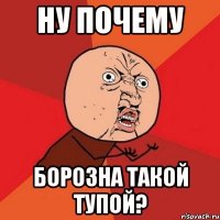 Ну почему Борозна такой тупой?