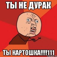 Ты не дурак ТЫ КАРТОШКА!!!!111