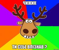 Чижик Ти себе впізнав ?