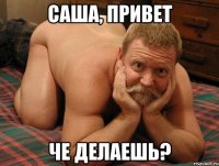 Саша, привет Че делаешь?