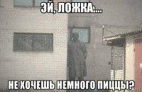 Эй, Ложка.... не хочешь немного пиццы?