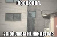 пссс,Соня 26-ой лабы не найдется?