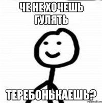 Че не хочешь гулять Теребонькаешь?