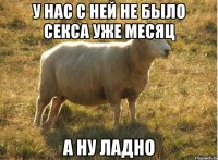 у нас с ней не было секса уже месяц а ну ладно