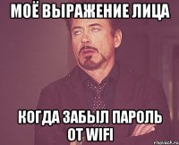 моё выражение лица когда забыл пароль от WIFI