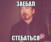 ЗАЕБАЛ СТЕБАТЬСЯ