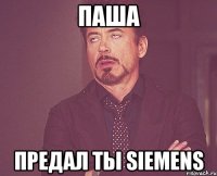 Паша Предал ты SIEMENS