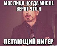 Мое лицо когда мне не верят что я Летающий Нигер