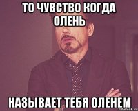 То чувство когда олень называет тебя оленем