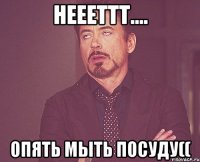 Неееттт.... Опять мыть посуду((