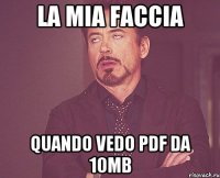 La mia faccia Quando vedo pdf da 10mb