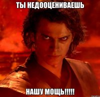 ТЫ НЕДООЦЕНИВАЕШЬ НАШУ МОЩЬ!!!!!