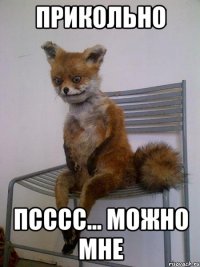 прикольно псссс... можно мне