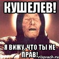 Кушелев! Я вижу, что ты не прав!