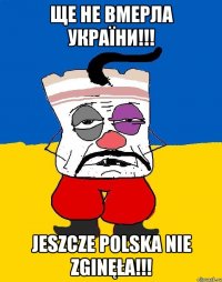 Ще не вмерла України!!! jeszcze Polska nie zginęła!!!