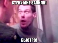 стену мне запили! быстро!