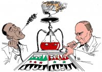 Создать комикс Обама и путин