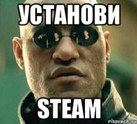 Установи steam