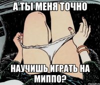 А ты меня точно научишь играть на миппо?