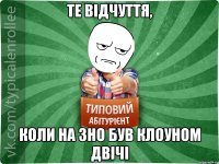 Те відчуття, коли на ЗНО був клоуном двічі