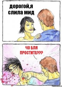 дорогой,я слила мид чо бля простите???