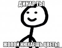 Динар ты Жопой нюхаешь цветы