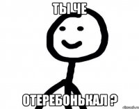 ТЫ ЧЕ ОТЕРЕБОНЬКАЛ ?