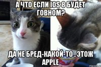 А что если ios 8 будет говном? Да не бред-какой-то , этож Apple