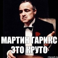 мартин гарикс это круто