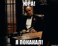 Юра! Я покакал!