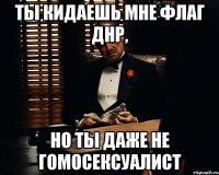 Ты кидаешь мне флаг ДНР, но ты даже не гомосексуалист