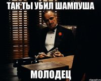 так ты убил шампуша молодец