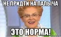 НЕ ПРИДТИ НА ПАЛЫЧА ЭТО НОРМА!