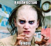 я коли встаю в НОЧі