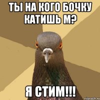 Ты на кого бочку катишь м? Я стим!!!