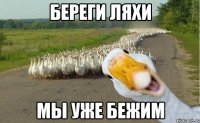 береги ляхи мы уже бежим