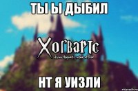 ты ы дыбил нт я уизли