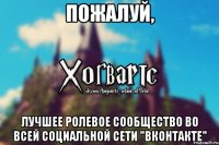 Пожалуй, Лучшее ролевое сообщество во всей социальной сети "ВКонтакте"