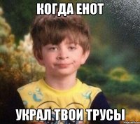 когда енот украл твои трусы