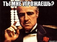 ты мне угрожаешь? 